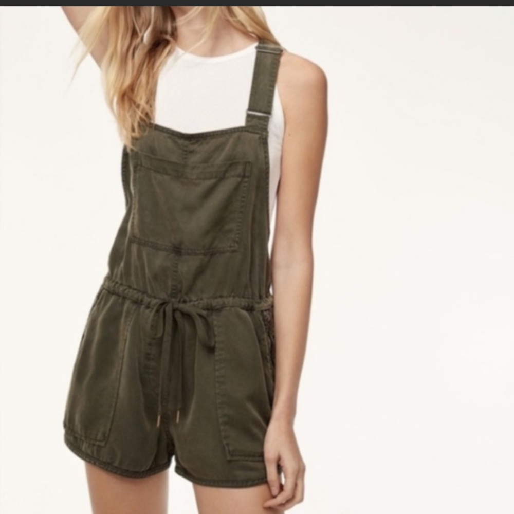 Wilfred Free Beatriz Army Green Romper Size XS